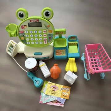 개구리 계산대 소꿉놀이