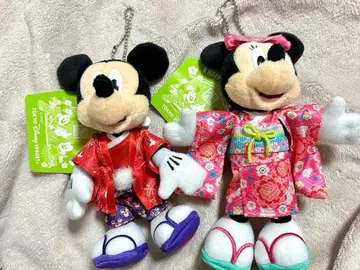 디즈니 리조트 설날 2014 인형 배지 미키 미니