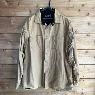 제시 제임스 XL 베이지 긴팔 셔츠