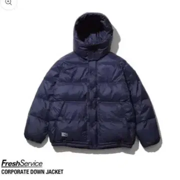 FreshService 코퍼레이트 다운 재킷 네이비