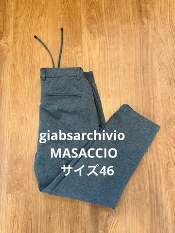 giabsarchivio MASACCIO 드로우 스트링 슬랙스