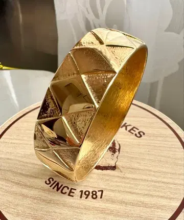 골드 메탈 팔찌*뱅글