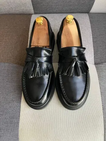 닥터마틴 에이드리안 태슬 로퍼 UK 7 블랙