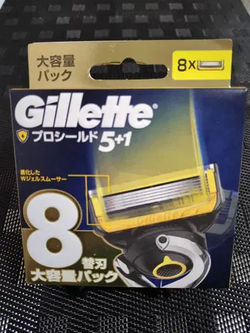 정품 질레트 프로쉴드 5+1 8개입 교체 날 팩