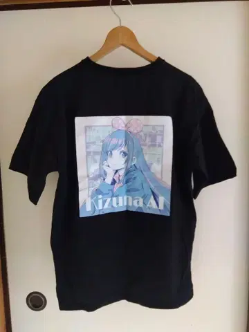 키즈나아이 x 케이고 이노우에 콜라보 T셔츠 AAAA 블랙