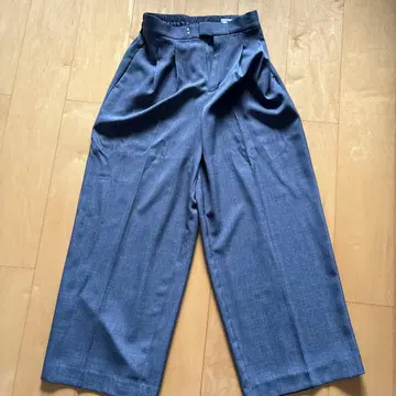 SHIPS 울스텟라이크 와이드 팬츠