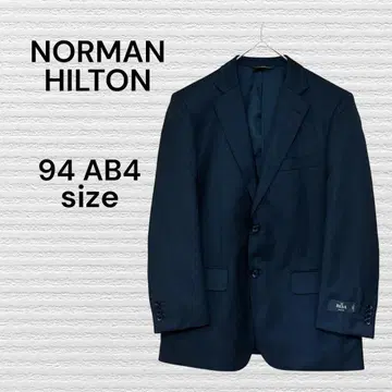 NORMAN HILTON 노먼힐튼 새상품 테일러드 자켓 블랙