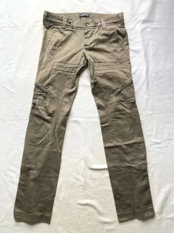 돌체앤가바나 장식 지퍼 밀리터리 팬츠 카키 48 이탈리아제