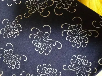 니혼바시 치쿠센 국화 패턴 목화 기모노