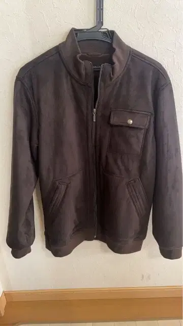 브라운 집업 자켓 블루종 L