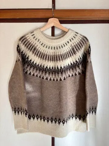 select MOCA 노르딕 무늬 스웨터