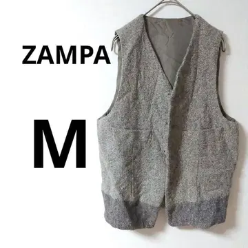 3.01 [잔파] 베스트 여성용 M 포켓 있음 총 안감 바이컬러