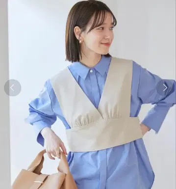 ViS 루즈 뷔스티에 270days 미 스트레치 시리즈 베스트 베이지