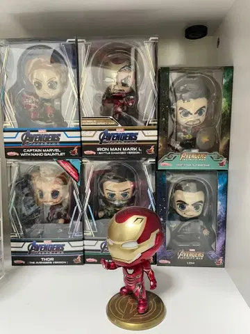 아이언맨 코스베이비 피규어 어벤져스 핫토이즈 세트