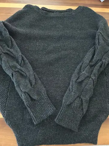 UEBAN RESEARCH ROSSO 돌먼 슬리브 풀오버 니트