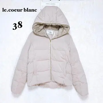 르쿠르블랑 숏 다운 자켓 보아 코트 M 아우터 겉옷