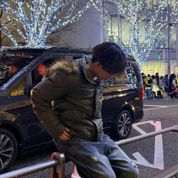 퍼 다운 y2k 다크 그린