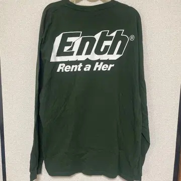 Enth 롱 슬리브 T셔츠 XL 그린