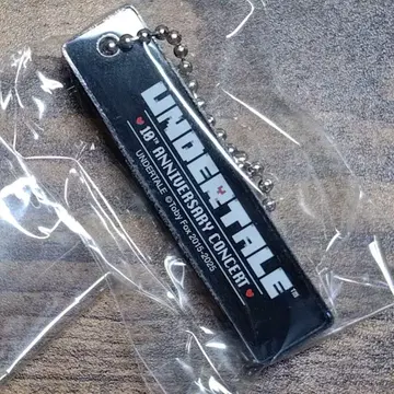 Undertale 10주년 기념 콘서트 회장 한정판 아크릴 블록 키링