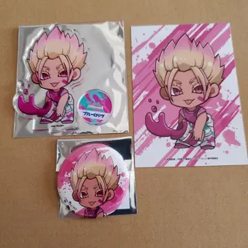 블루 록 프린세스 카페 페인트 아크릴 스탠드 캔뱃지 브로마이드 시도