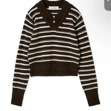 Lily Brown 셔츠 레이어드 니트탑
