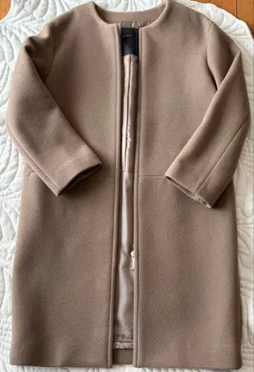 NOBLE 베이지 롱 코트