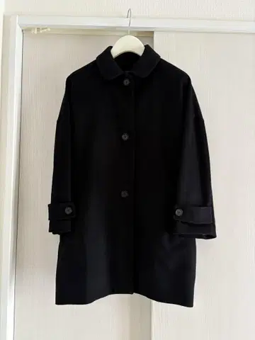미사용 새상품 journal standard luxe 울 미들 코트 블랙