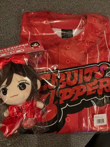 FRUITS ZIPPER 츠키아시 아마네 유니폼 T셔츠 귀여운 인형 세트