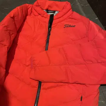 Titleist 레드 퀼팅 자켓