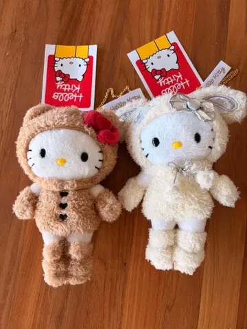 헬로키티전 마스코트 홀더 키티 곰 눈토끼 세트