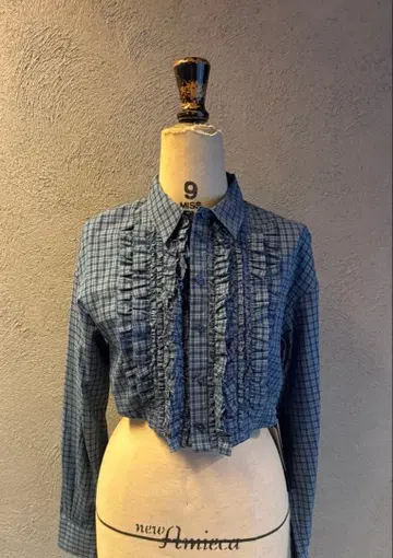 스타일링 프릴 긴팔 셔츠