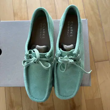 CLARKS 민트 그린 모카신