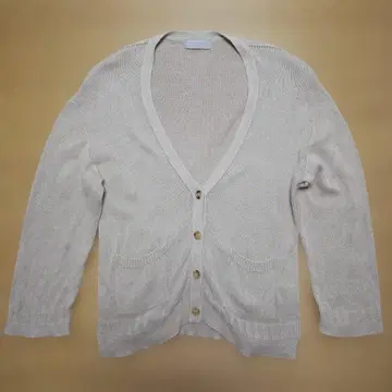 마가렛호웰 MARGARET HOWELL 베이지 V넥 가디건