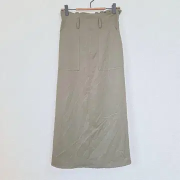 드레스킵 올리브 컬러 M 스커트 롱 기장 여성용