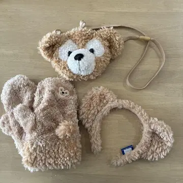 더피 미튼 헤어밴드 파우치 세트