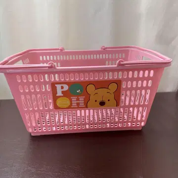 푸우 티거 오픈 바스켓 핑크