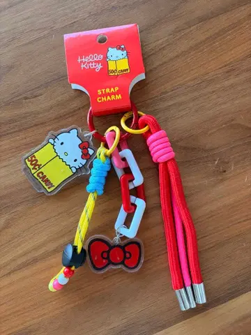 헬로키티전 교토 회장 한정 스트랩 참 헬로키티