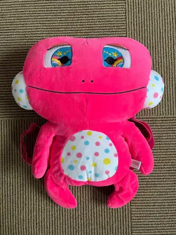 케케쨔마 봉제 인형 백팩 핑크 약 44cm