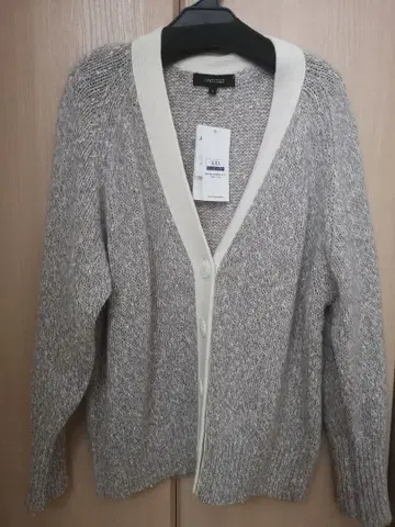 UNTITLED 가디건 사이즈 0 그레이 화이트