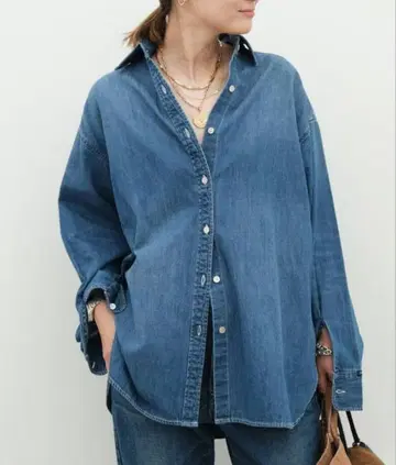 Deuxieme Classe 추가 Lee 데님 셔츠