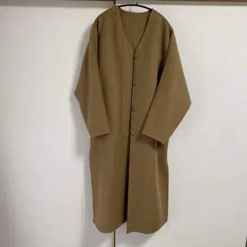 스콧 클럽 롱 울 코트