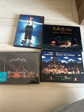 SEKAI NO OWARI 블루레이 4장 세트