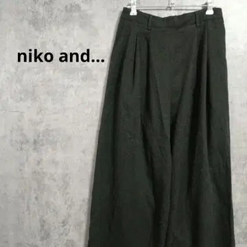 니코앤드 와이드 팬츠 스트레이트 팬츠 턱 와이드 루즈핏 캐주얼