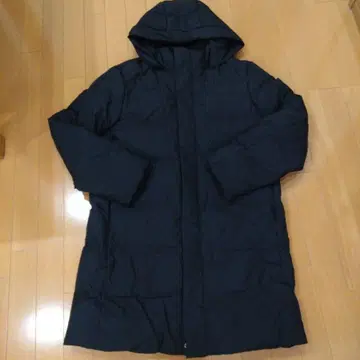 새상품급 유니클로 심리스 다운 롱 L 블랙