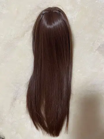 9인치 인형 가발 브라운