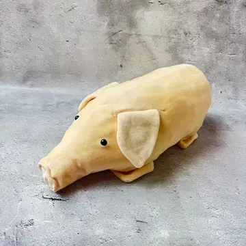 밤세 돼지 봉제 인형 로타짱 빈티지 레어 45cm