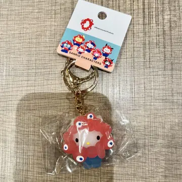 산리오 미야쿠미야쿠 키링 헬로키티 클리어