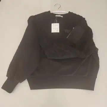 스콧 클럽 LASUD 블랙 플리스 맨투맨 트레이닝복