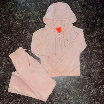 Rady 핑크 플리스 셋업 후드 부착