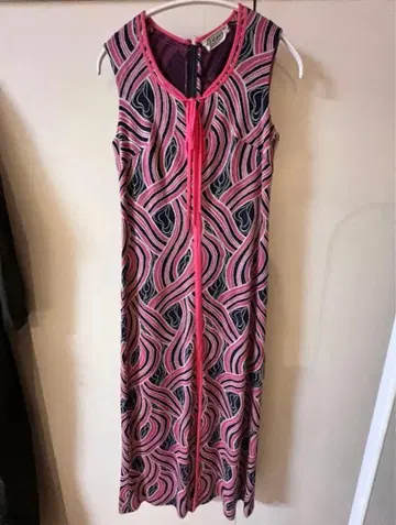 빈티지 롱 슬리브리스 원피스